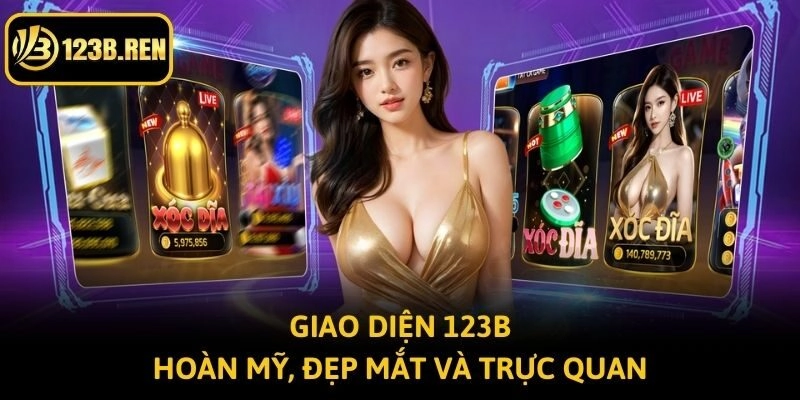 Giao diện 123b hoàn mỹ, đẹp mắt và trực quan